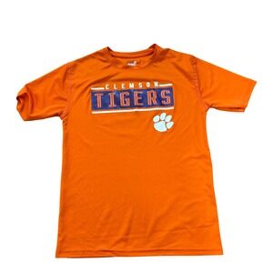 Gen2 Clemson Tigers Kids Orange Performance Athletic Shirt SIZE M 10/12